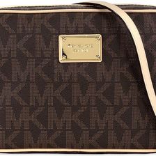 Michael Kors Jet Set Large Crossbody - Brown N/A