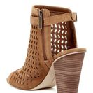 Incaltaminte Femei BCBGeneration Connel Peep Toe Heeled Sandal CAMEL 01