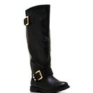 Incaltaminte Femei CheapChic Studly Double Buckle Boots Black