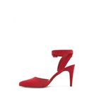 Incaltaminte Femei Forever21 Faux Suede Ankle Strap Sandals Red