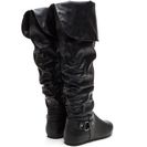Incaltaminte Femei CheapChic Cuff Love Slouchy Faux Leather Boots Black