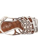 Incaltaminte Femei LAUREN Ralph Lauren Sandra Platino Metallic Nappa