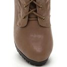 Incaltaminte Femei CheapChic Way Way Way Up Lace-up Lug Boots Taupe