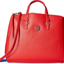 Tommy Hilfiger Mara Shopper Satchel Bag Racing Red/Bright Midnight