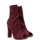 Incaltaminte Femei CheapChic Post Modern Peep-toe Booties Wine