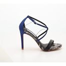 Incaltaminte Femei Steve Madden Feliz Color Block Sandal BlackBlue