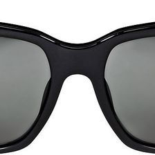 Burberry Acoustic Top Check Plaque Sunglasses - Black/Grey N/A