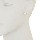 Bijuterii Femei Savvy Cie Mixed Tone Round Simulated Diamond Stud Earrings - Set of 3 silver-white-yellow-pink