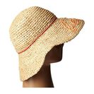 Accesorii Femei Echo Design Hand Embroidered Bucket Hat Bright Coral