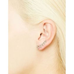 Bijuterii Femei Forever21 Stacked Geo Ear Pins Silver