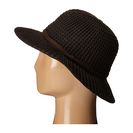 Accesorii Femei San Diego Hat Company KNH8009 Knit Fedora with Twisted Faux Suede Band Brown