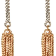 14th & Union Linear Stick Tassel Earrings GOLD-SILVER