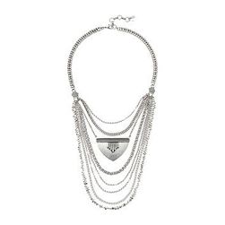 Bijuterii Femei Lucky Brand Major Bib Necklace Silver