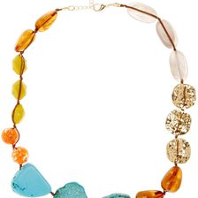 Natasha Accessories Multi Stone Necklace MULTI