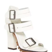 Incaltaminte Femei Michael Antonio Lanster Heeled Sandal White