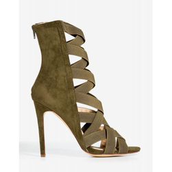 Incaltaminte Femei CheapChic Lamar Sultry Stunner Heel Olive