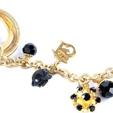 Dolce & Gabbana Steel Keychain Key Holder Gold
