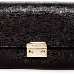 Furla Julia XL Leather Bifold Wallet ONYX