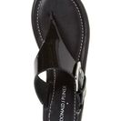 Incaltaminte Femei Donald J Pliner Leni Flip Flop Women BLACK PATENT LEATHER