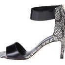 Incaltaminte Femei Diane Von Furstenberg Kinder Black VacchettaBlackWhite Roccia Snake Print