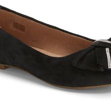 UGG Jacqueline Swarovski Crystal Embellished UGGpure™ Lined Flat BLK