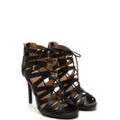Incaltaminte Femei CheapChic Standing Ovation Lace-up Heels Black