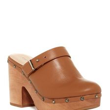 Incaltaminte Femei Chinese Laundry Walk On Leather Platform Clog COGNAC