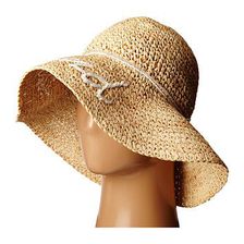 Accesorii Femei Echo Design Hand Embroidered Bucket Hat White
