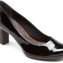 Rockport Total Motion Pump 75mm Black Patent