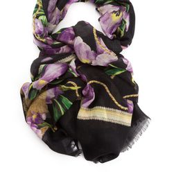 Dolce & Gabbana Scarf TULIPANI F.NERO