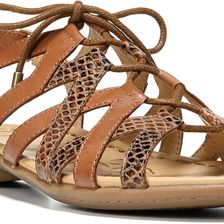 Naturalizer Whimsey Saddle Tan Leather/Tan Printed Snake