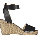 Incaltaminte Femei Soludos Open Toe Wedge Leather Black