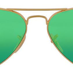 Ray-Ban Original Aviator Green Flash Polorized Sunglasses N/A