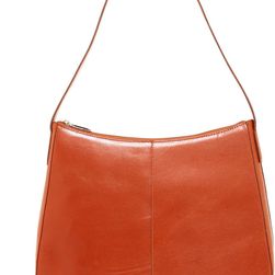 Hobo Irina Leather Shoulder Bag COGNAC
