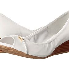 Incaltaminte Femei Cole Haan Tali Open Toe Wedge 40 Optic Whte Patent