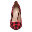 Incaltaminte Femei Mix No 6 Lill Plaid Pump BlackRed