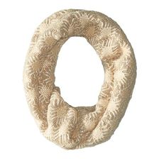 Accesorii Femei Echo Design Diamond Stitch Neckwarmer Oatmeal Heather