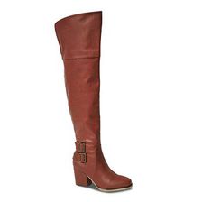 Incaltaminte Femei Michael Antonio Maker Over The Knee Boot Cognac