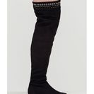 Incaltaminte Femei CheapChic Fashion Mastermind Thigh-high Boots Black