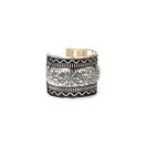 Bijuterii Femei Forever21 Etched Floral Cuff Antique silver