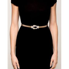 Accesorii Femei CheapChic Rhinestone Infinity Loop Stretch Chain Belt Met Gold