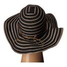 Accesorii Femei San Diego Hat Company RBM5558 Ribbon Sun Brim Hat Black