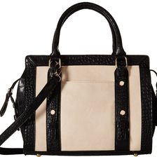 Gabriella Rocha Tessa Round Satchel Beige/Black