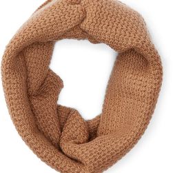 Ralph Lauren Ribbed Cashmere Snood Camel