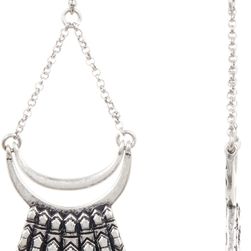 Lucky Brand Fringe Drop Earrings MEDIUM GRE