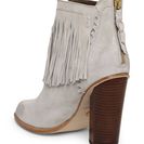 Incaltaminte Femei Cynthia Vincent Winter White Native Fringe Ankle Boots Winter White