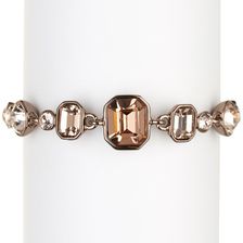 Givenchy Square & Round Crystal Bracelet BG-SILK