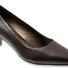 Trotters Paulina Dk Brown Soft Kid Lthr