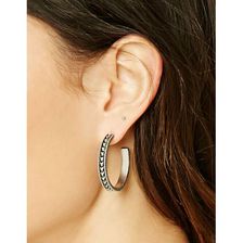 Bijuterii Femei Forever21 House of Harlow Hoop Earrings Silver