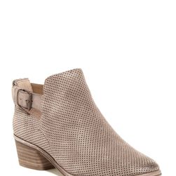 Incaltaminte Femei Dolce Vita Katch Perforated Ankle Bootie TAUPE SUEDE